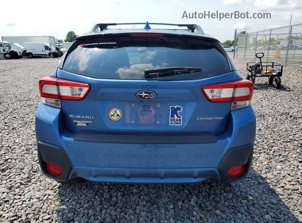 JF2GTABC8JH238461 2018 SUBARU CROSSTREK Blue Вид ззаду