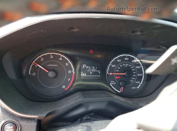 JF2GTABC8JH238461 2018 SUBARU CROSSTREK Blue Вид щитка приладів
