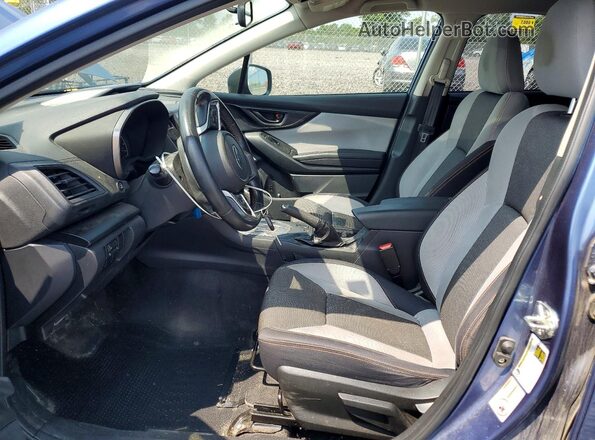 JF2GTABC8JH238461 2018 SUBARU CROSSTREK Blue Вид салону спереду