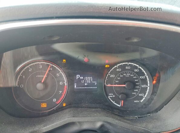 JF2GTABC9JH234225 2018 SUBARU CROSSTREK Black Vista del cuadro de instrumentos