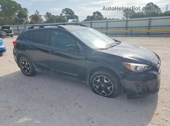 JF2GTABC9JH234225 2018 SUBARU CROSSTREK Black Delantero derecho