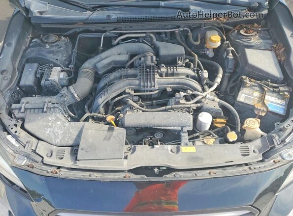 JF2GTABC9JH234225 2018 SUBARU CROSSTREK Black Vista del compartimento del motor