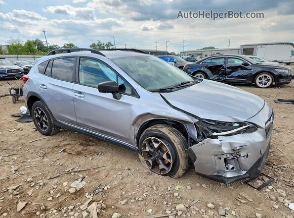 JF2GTABC9K8334147 2019 SUBARU CROSSTREK Серебряный Передняя правая четверть