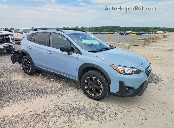 JF2GTABC9M8352375 2021 SUBARU CROSSTREK Blue Przód prawy