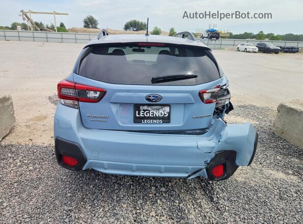 JF2GTABC9M8352375 2021 SUBARU CROSSTREK Blue Widok z tyłu