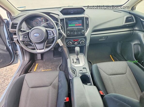 JF2GTABC9M8352375 2021 SUBARU CROSSTREK Blue Widok deski rozdzielczej