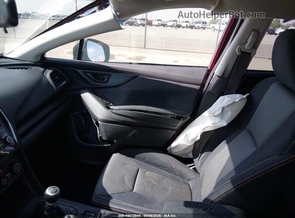 JF2GTABCXJ9290376 2018 SUBARU CROSSTREK Maroon წინა სალონის ხედი