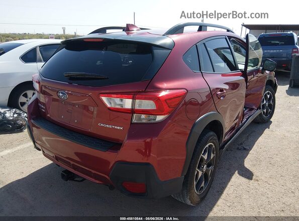 JF2GTABCXJ9290376 2018 SUBARU CROSSTREK Maroon უკანა მარჯვენა