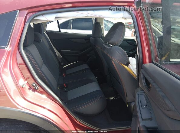 JF2GTABCXJ9290376 2018 SUBARU CROSSTREK Maroon VIN კოდის სტიკერის ხედი