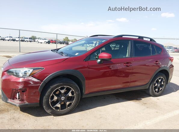 JF2GTABCXJ9290376 2018 SUBARU CROSSTREK Maroon სალონის 360-გრადუსიანი ხედი