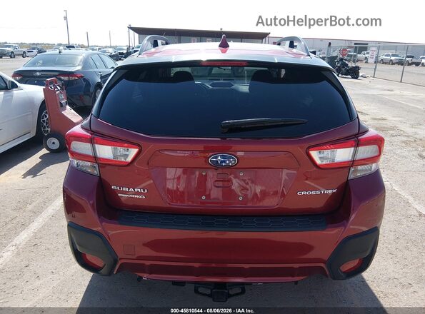 JF2GTABCXJ9290376 2018 SUBARU CROSSTREK Maroon 