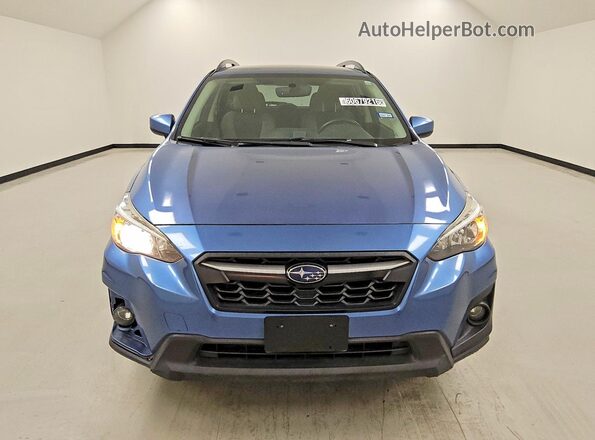 JF2GTABCXJH225081 2018 SUBARU CROSSTREK Blue Դիմացի տեսք