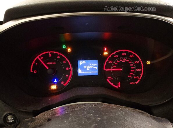 JF2GTABCXJH225081 2018 SUBARU CROSSTREK Blue Սարքավորումների վահանակի տեսք