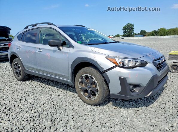 JF2GTABCXM8345094 2021 SUBARU CROSSTREK Серебряный Передняя правая четверть
