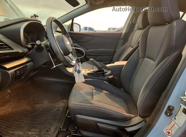 JF2GTACC0K8324573 2019 SUBARU CROSSTREK Gray Widok wnętrza z przodu