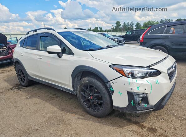JF2GTACC1K8211778 2019 SUBARU CROSSTREK Белый Передняя правая четверть