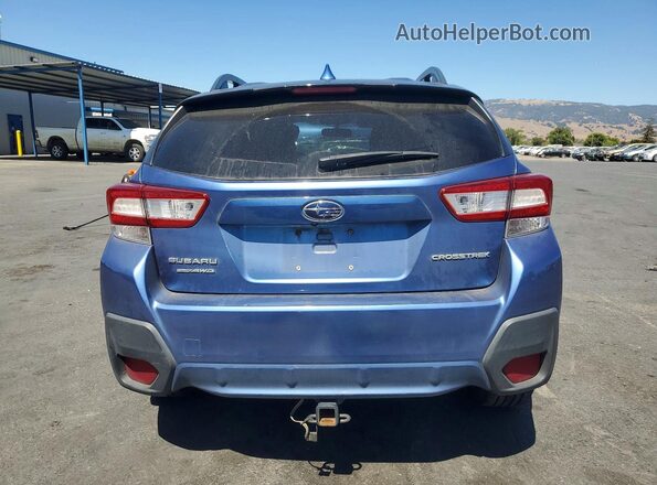 JF2GTACC1KH229536 2019 SUBARU CROSSTREK Синий Вид сзади