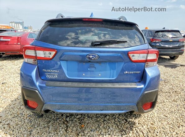 JF2GTACC2K8349121 2019 SUBARU CROSSTREK Blue Rear view