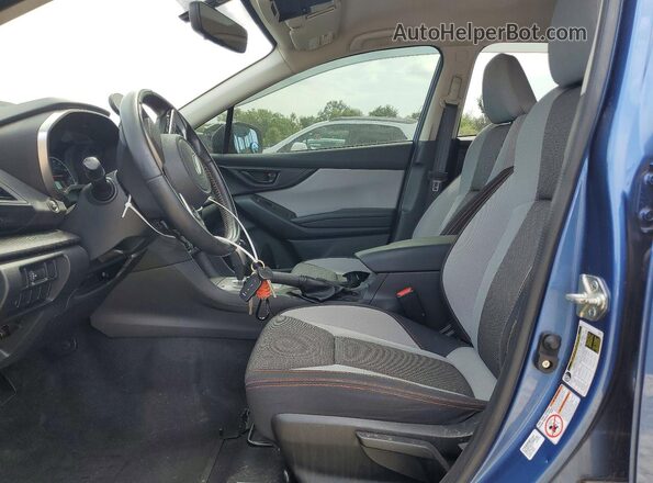 JF2GTACC2K8349121 2019 SUBARU CROSSTREK Blue Front interior view