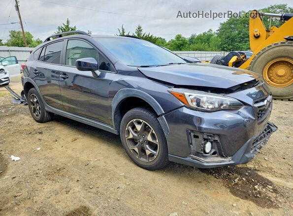 JF2GTACC2KH367909 2019 SUBARU CROSSTREK Серый Передняя правая четверть