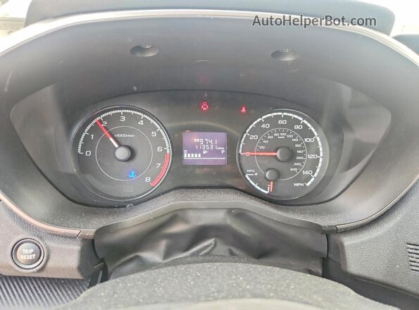 JF2GTACC2L9216919 2020 SUBARU CROSSTREK Blue Instrument cluster view