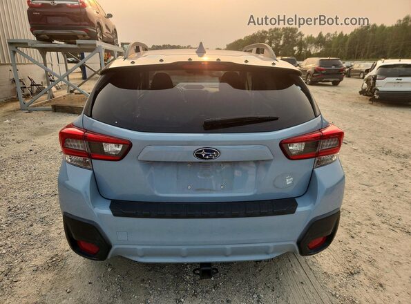 JF2GTACC2L9216919 2020 SUBARU CROSSTREK Blue Rear view