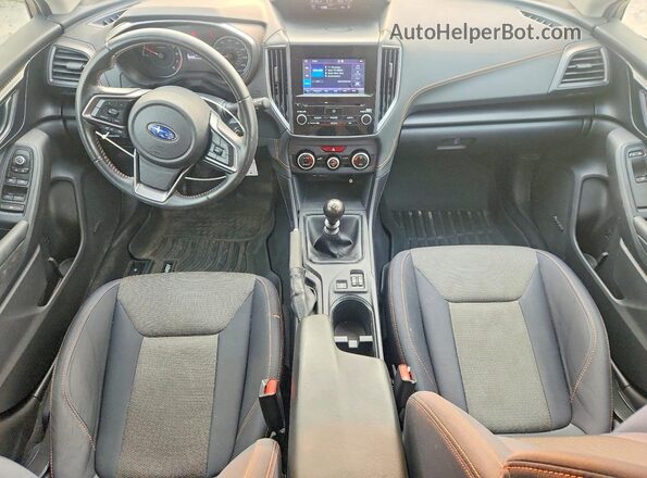 JF2GTACC2L9216919 2020 SUBARU CROSSTREK Blue Dashboard view