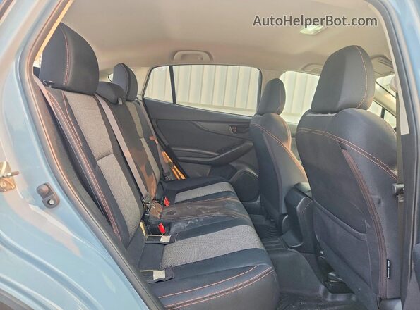 JF2GTACC2L9216919 2020 SUBARU CROSSTREK Blue Rear seats view