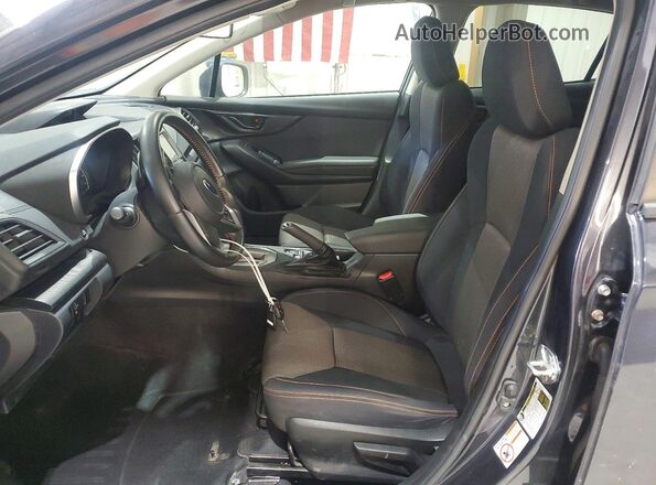JF2GTACC3K8233734 2019 SUBARU CROSSTREK Gray Widok wnętrza z przodu
