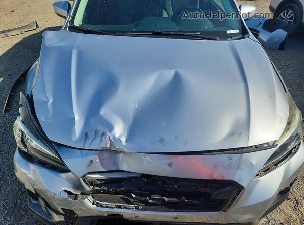 JF2GTACC3K8248413 2019 SUBARU CROSSTREK Silver Widok komory silnika