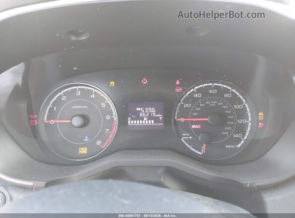 JF2GTACC3K9289098 2019 SUBARU CROSSTREK White Հետևի նստատեղերի տեսք