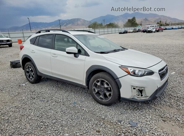 JF2GTACC3KH290399 2019 SUBARU CROSSTREK Белый Передняя правая четверть