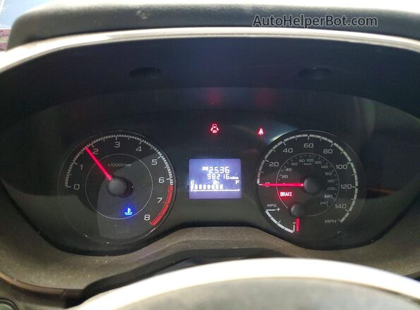 JF2GTACC3L9266101 2020 SUBARU CROSSTREK Blue Instrument cluster view