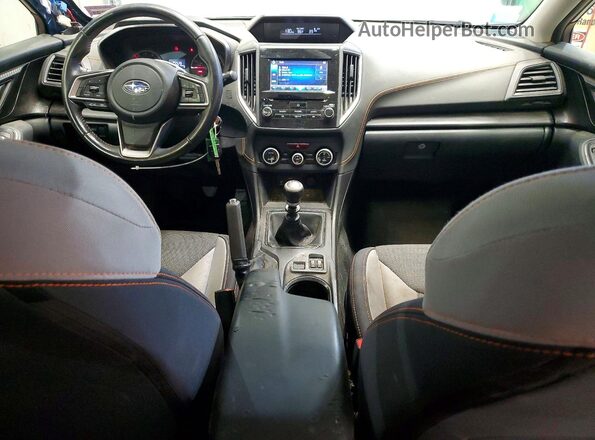 JF2GTACC3L9266101 2020 SUBARU CROSSTREK Blue Dashboard view