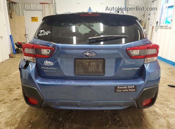 JF2GTACC3L9266101 2020 SUBARU CROSSTREK Blue Rear view