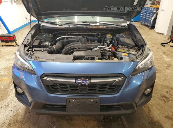 JF2GTACC3L9266101 2020 SUBARU CROSSTREK Blue Engine compartment view