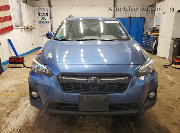 JF2GTACC3L9266101 2020 SUBARU CROSSTREK Blue Front view