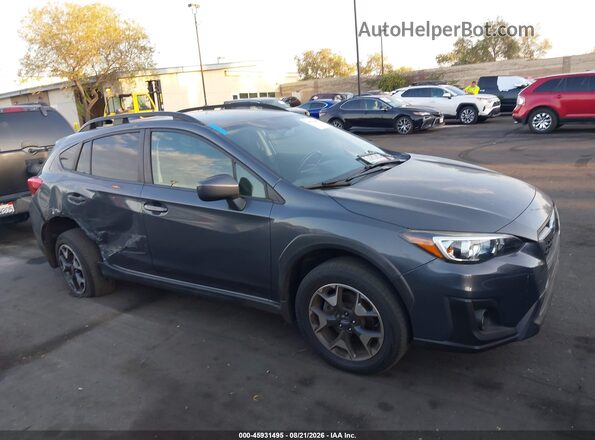 JF2GTACC3LG263615 2020 SUBARU CROSSTREK Gray უკანა სალონის ხედი