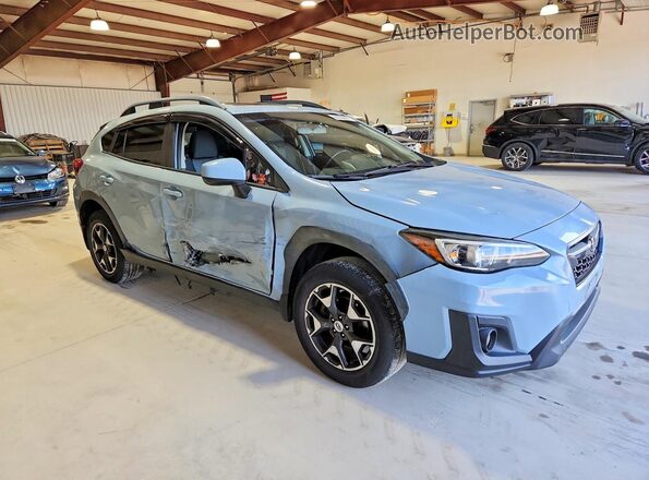 JF2GTACC4JH221560 2018 SUBARU CROSSTREK Серый Передняя правая четверть