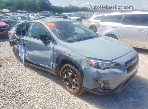 JF2GTACC4K8327184 2019 SUBARU CROSSTREK Blue Передня права чверть