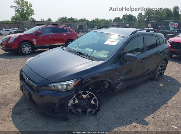 JF2GTACC4KH318548 2019 SUBARU CROSSTREK Black Widok z przodu