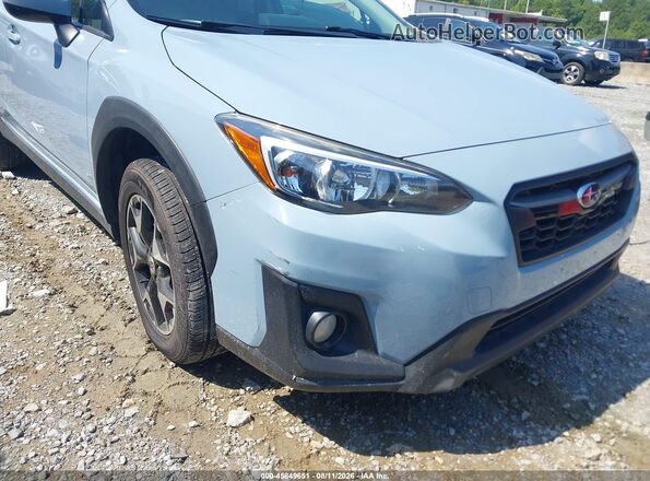 JF2GTACC5JH208039 2018 SUBARU CROSSTREK Бирюзовый Вид спереди