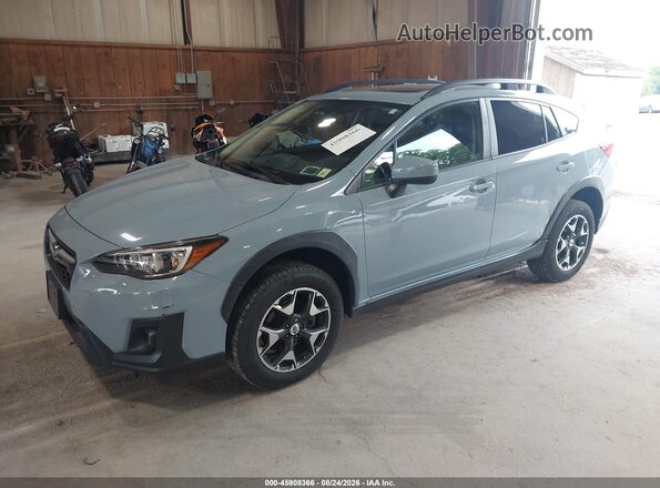 JF2GTACC5JH289091 2018 SUBARU CROSSTREK Gray Передня ліва чверть