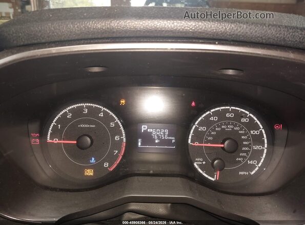 JF2GTACC5JH289091 2018 SUBARU CROSSTREK Gray Вид задніх сидінь