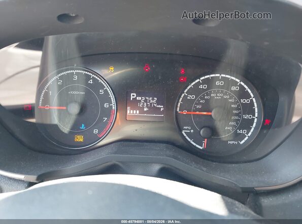 JF2GTACC5K8233685 2019 SUBARU CROSSTREK White Вид задніх сидінь