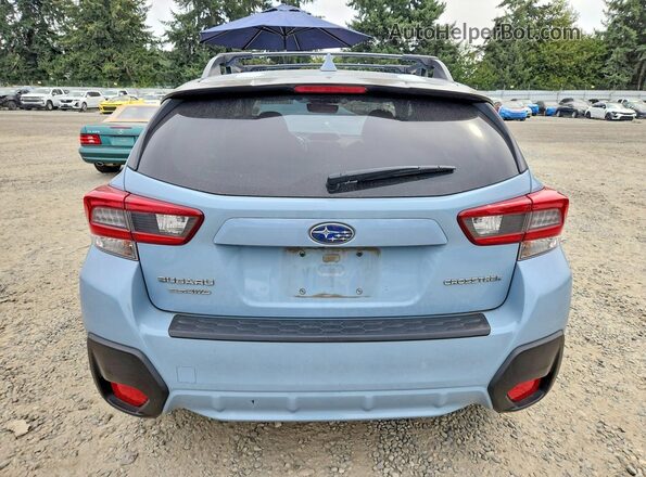 JF2GTACC5M9320600 2021 SUBARU CROSSTREK Blue Widok z tyłu