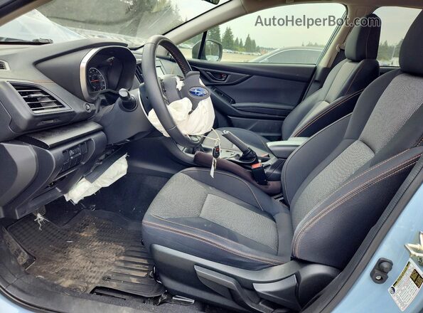 JF2GTACC5M9320600 2021 SUBARU CROSSTREK Blue Widok wnętrza z przodu