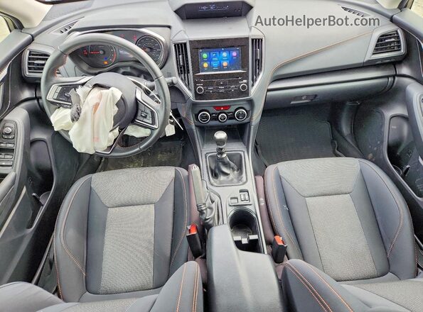 JF2GTACC5M9320600 2021 SUBARU CROSSTREK Blue Widok deski rozdzielczej
