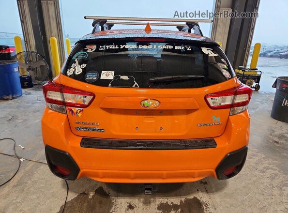 JF2GTACC6K8255498 2019 SUBARU CROSSTREK Orange Widok z tyłu