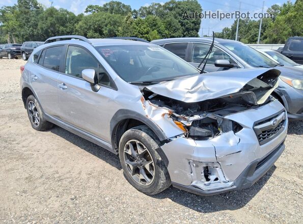 JF2GTACC7K8310153 2019 SUBARU CROSSTREK Серебряный Передняя правая четверть